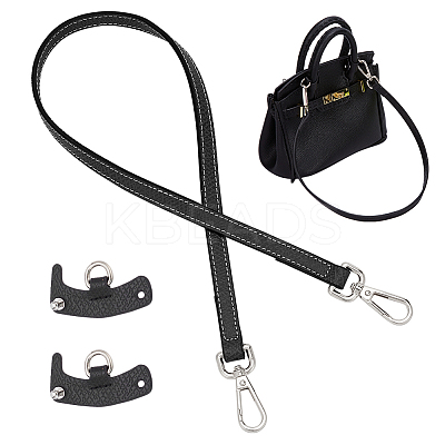 Leather Bag Handles & Undamaged Bag Triangle Buckle Connector FIND-WH0191-12B-1