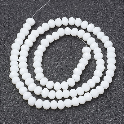 Opaque Solid Color Imitation Jade Glass Beads Strands EGLA-A044-P2mm-D01-1