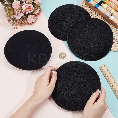 EVA Cloth Round Fascinator Hat Base for Millinery Magic FIND-WH0152-947E-1