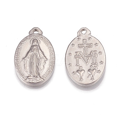 Non-Tarnish 304 Stainless Steel Pendants LS-STAS-H109-08P-1