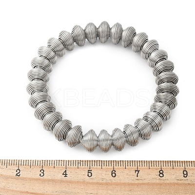 304 Stainless Steel Stretch Bangles for Women BJEW-P315-02D-P-1