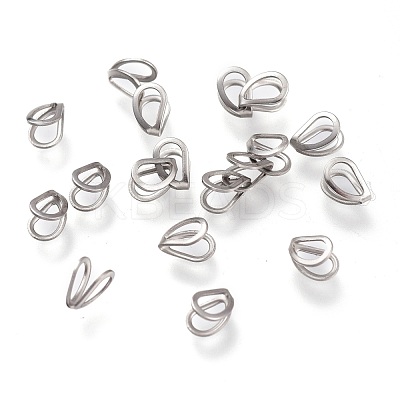 Tarnish Resistant 304 Stainless Steel Pendant Bails STAS-F263-02P-1