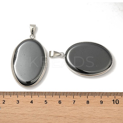 Synthetic Non-magnetic Hematite Pendants G-M415-01P-03-1