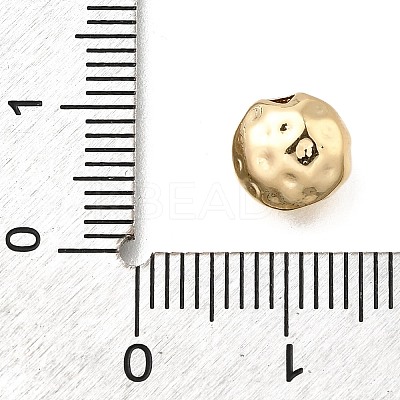 Brass Micro Pave Clear Cubic Zirconia Beads KK-U061-15A-G-1