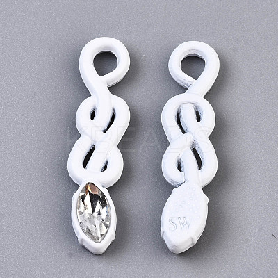 Spray Painted Alloy Pendants PALLOY-S132-229-RS-1