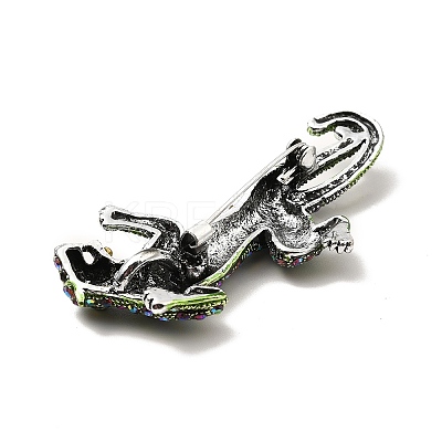 Alloy Rhinestone Brooches JEWB-P013-19AS-1