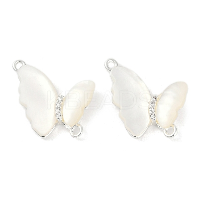 Brass Micro Pave Cubic Zirconia Pendants KK-U043-33S-01-1