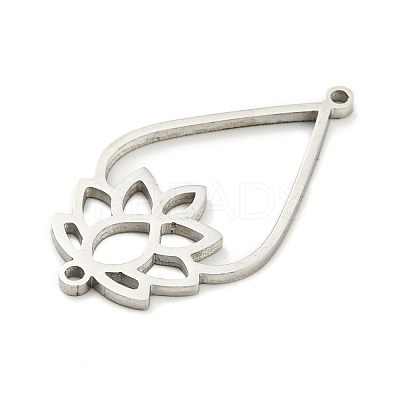 Tarnish Resistant 304 Stainless Steel Connector Charms STAS-Q255-01P-1