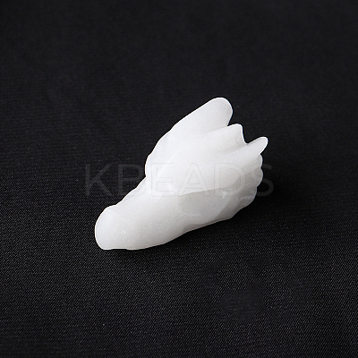 Natural White Jade Sculpture Display Decorations G-PW0004-43D-1