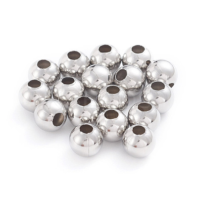 Tarnish Resistant 304 Stainless Steel Beads STAS-G230-P07-1