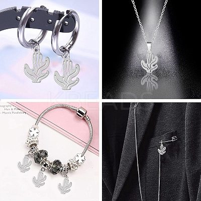 201 Stainless Steel Pendants STAS-CJC0014-01P-1