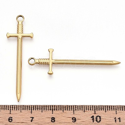 Ion Plating(IP) 304 Stainless Steel Pendants STAS-N098-135LG-1