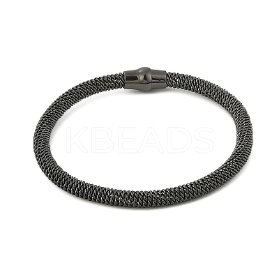 304 Stainless Steel Mesh Chain Bracelets for Women Men BJEW-Z087-19B-1
