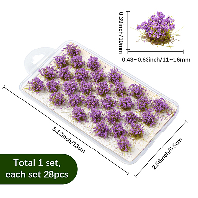 Nylon Mini Grass Tufts AJEW-WH20120-06C-1