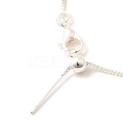 Rack Plating Brass Box Chain Adjustable Slider Bracelets Making for Women BJEW-G735-10S-1
