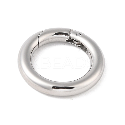 Tarnish Resistant 304 Stainless Steel Spring Gate Rings LS-STAS-E055-23-1
