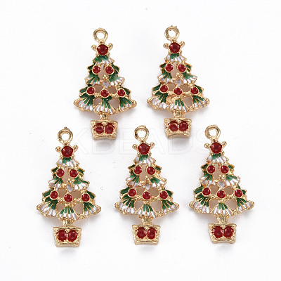 Alloy Enamel Pendants ENAM-S126-039-NR-1