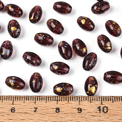 Oval Glass Seed Beads SEED-T009-02J-1