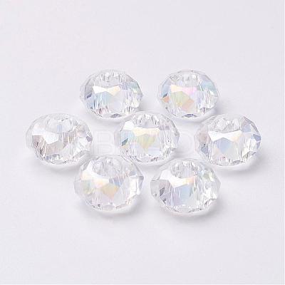 Glass European Beads GDA010-01-1