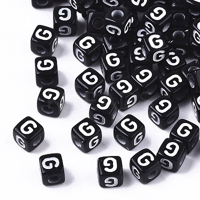 Opaque Acrylic Beads LS-X-SACR-N002-01G-1