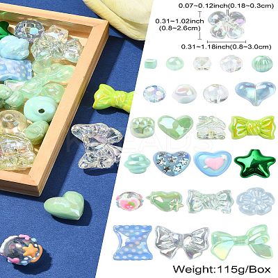 UV Plated Acrylic Bead FIND-CJC0010-90B-1