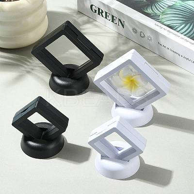 4Pcs 4 Styles Plastic 3D Floating Frame Display Holder ODIS-FS0001-02C-1