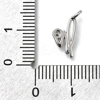 Brass Micro Pave Cubic Zirconia Pendants KK-B132-12P-H-1