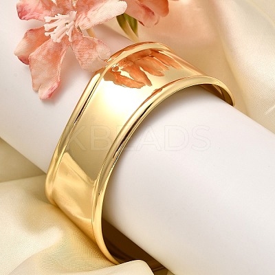 Rack Plating Brass Cuff Bangles LS-BJEW-A137-02G-1