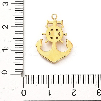 304 Stainless Steel Crystal Rhinestone Pendants STAS-P385-07B-G-1