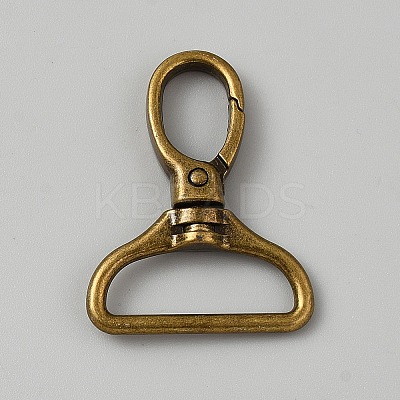 Zinc Alloy Swivel Clasps FIND-WH0816-076AB-1