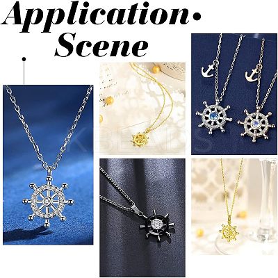 304 Stainless Steel Pendants STAS-UN0015-04-1