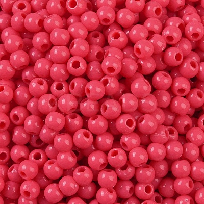 Opaque Acrylic Beads SACR-A007-01A-14-1
