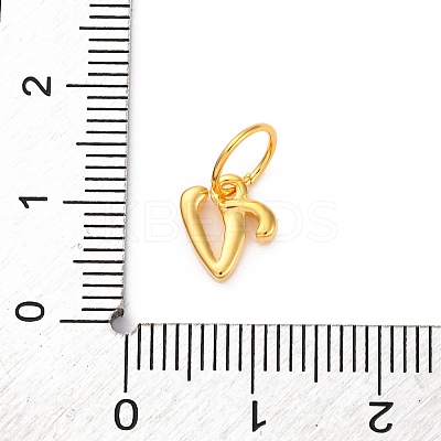 925 Sterling Silver Letter Charms with Jump Rings LS-STER-R008-01G-V-1