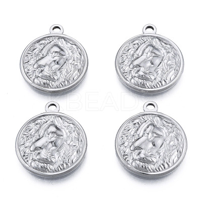 Non-Tarnish 201 Stainless Steel Pendants STAS-N098-200P-1