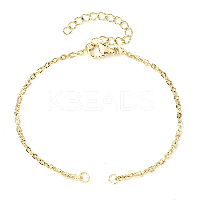 3Pcs 3 Colors Stainless Steel Cable Chain Bracelet Making AJEW-JB01231-1