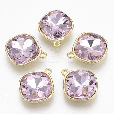 Golden Plated Alloy Pendants PALLOY-N154-03D-1