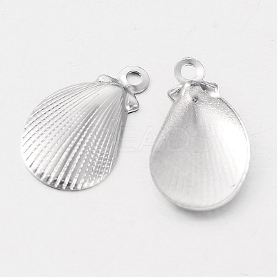Shell 316 Surgical Stainless Steel Filigree Charms LS-X-STAS-M258-13-1
