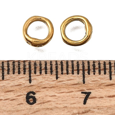 304 Stainless Steel Ring Charm Connectors STAS-L315-069B-G-1