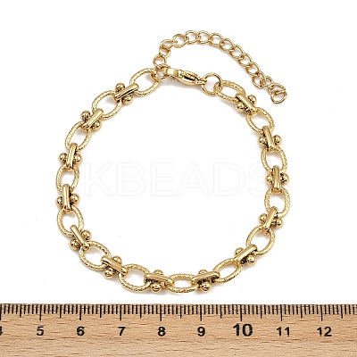 304 Stainless Steel Link Chain Bracelets for Women BJEW-Z143-22G-02-1