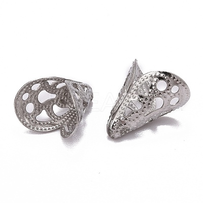 Tarnish Resistant Apetalous 316 Surgical Stainless Steel Cone Bead Caps LS-STAS-M257-02-1
