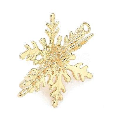 Brass Links Connector Charms KK-G601-06G-02-1