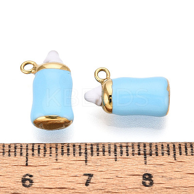 304 Stainless Steel Enamel Pendants STAS-T068-13A-1