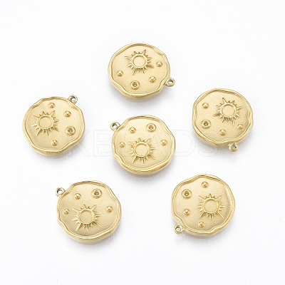 Ion Plating(IP) 304 Stainless Steel Pendant Rhinestone Settings STAS-N097-251LG-1