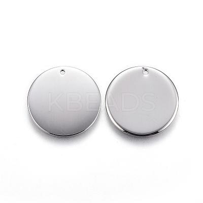 Tarnish Resistant 304 Stainless Steel Pendants STAS-H363-09-1