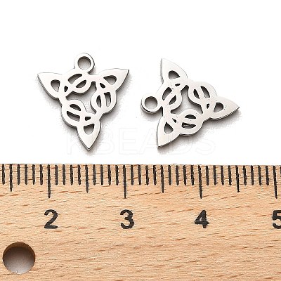 Non-Tarnish 316 Surgical Stainless Steel Charms STAS-H190-03P-01-1