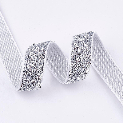 1 Roll Glitter Sparkle Ribbon SRIB-CY0001-19B-1