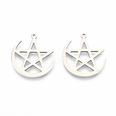 Non-Tarnish 201 Stainless Steel Pendants STAS-N098-116P-1