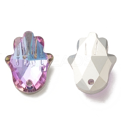 Electroplate Glass Pendants LS-GLAA-A008-01-1