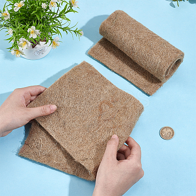 Plant Jute Fibre Grow Mat for Microgreens LS-DIY-WH0678-123-1