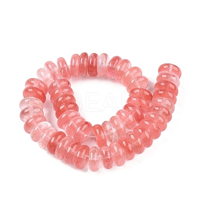 Cherry Quartz Glass Beads Strands G-T138-59-1